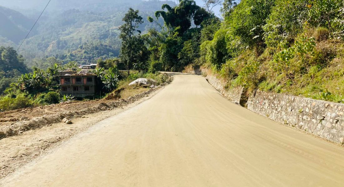 बोक्से–सिगाना खण्डमा स्तरोन्नति सम्पन्न