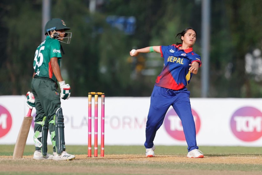 एसिया कप क्रिकेटमा नेपाल बंगलादेशसँग ९ विकेटले पराजित