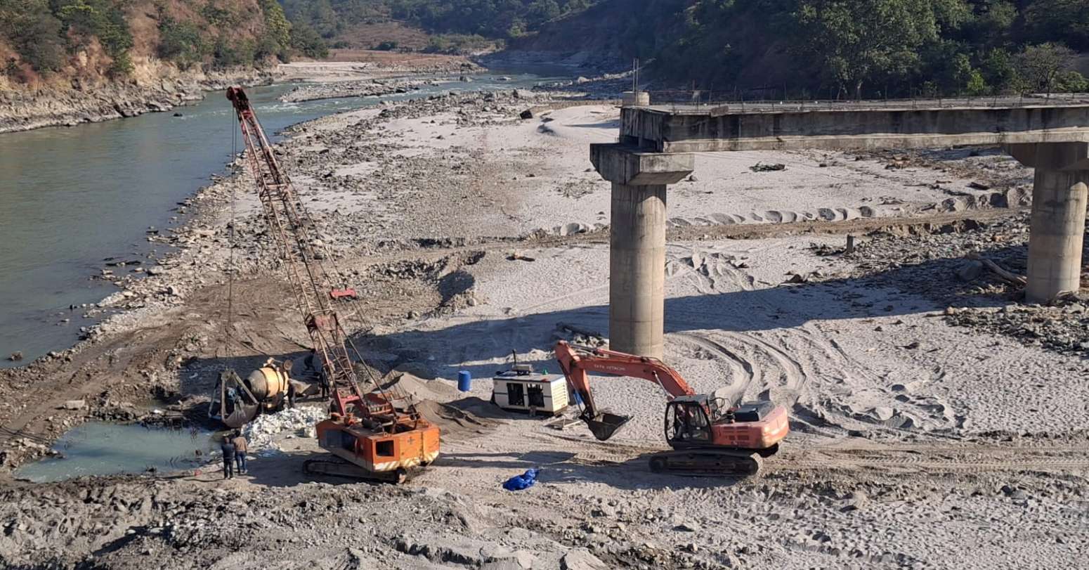 तमोर नदीस्थित लुमुघाट मोटरेबल पुल पुनर्निर्माण थालियो