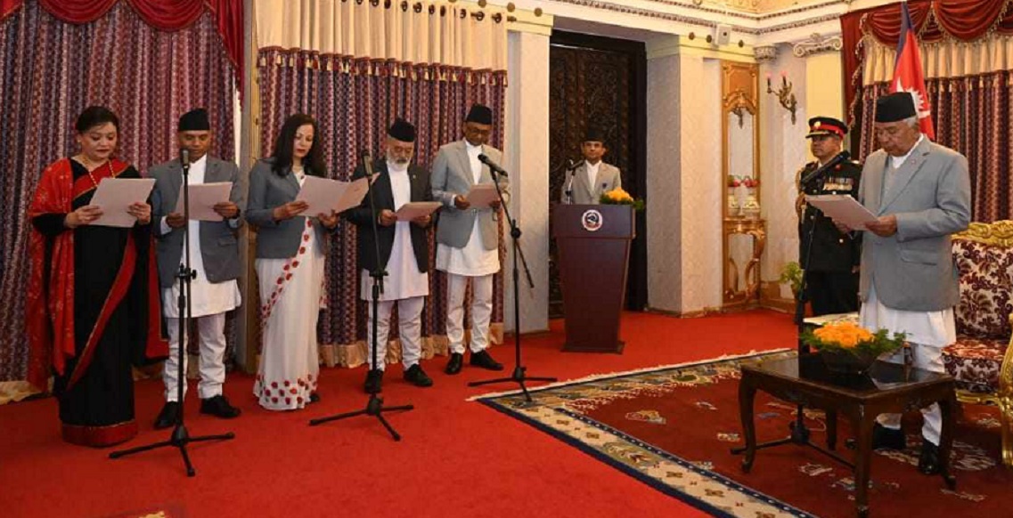 राष्ट्रपतिसमक्ष पाँच देशका नवनियुक्त राजदूतले लिए शपथ