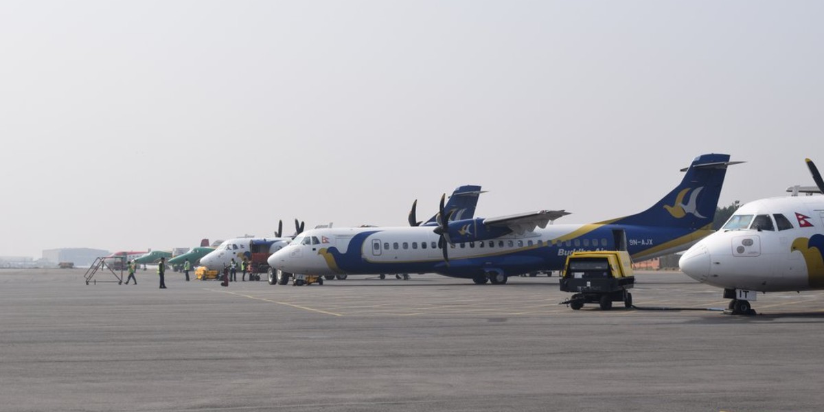 प्रतिकूल मौसमका कारण  हवाई उडान प्रभावित