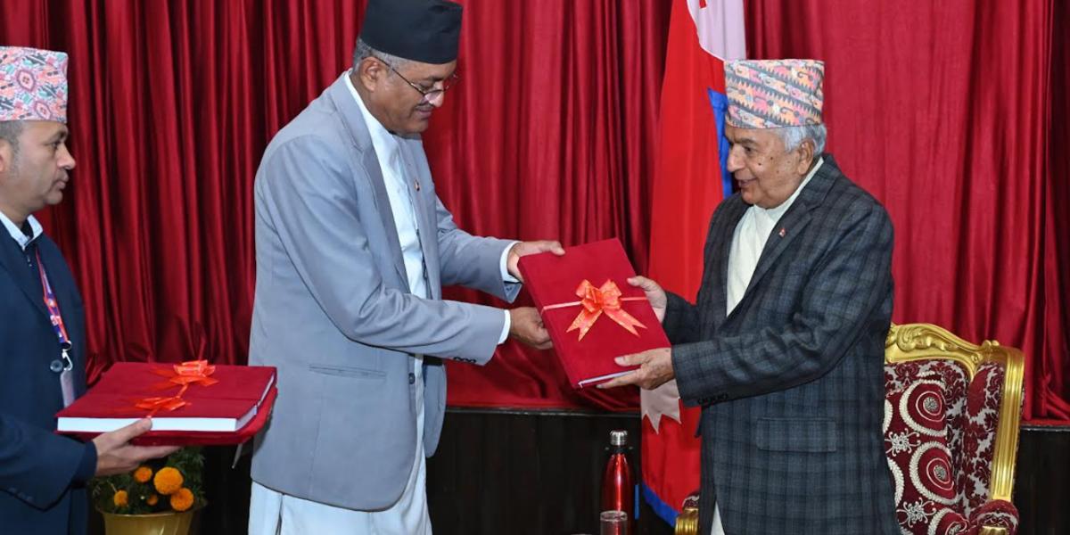 राष्ट्रपतिसमक्ष महान्यायाधिवक्ता कार्यालयको प्रतिवेदन पेस