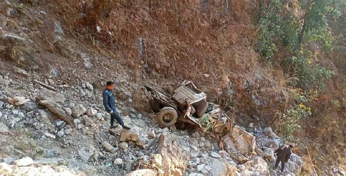 बैतडीको सिगास गाउँपालिकामा जिप दुर्घटना, दुईको मृत्यु