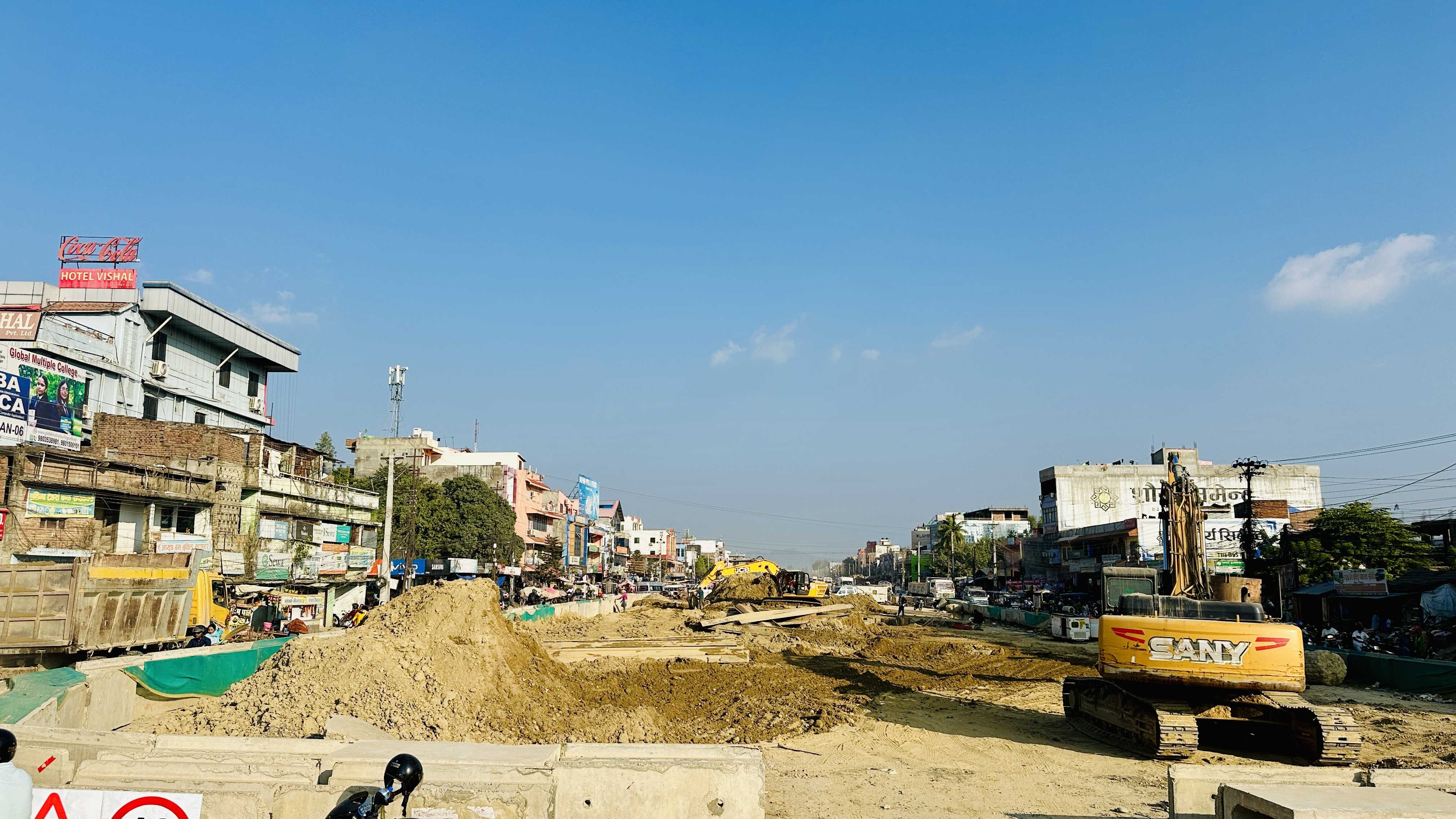 लहानमा रोकिएको ‘ओभरपास’ निर्माण सुरु