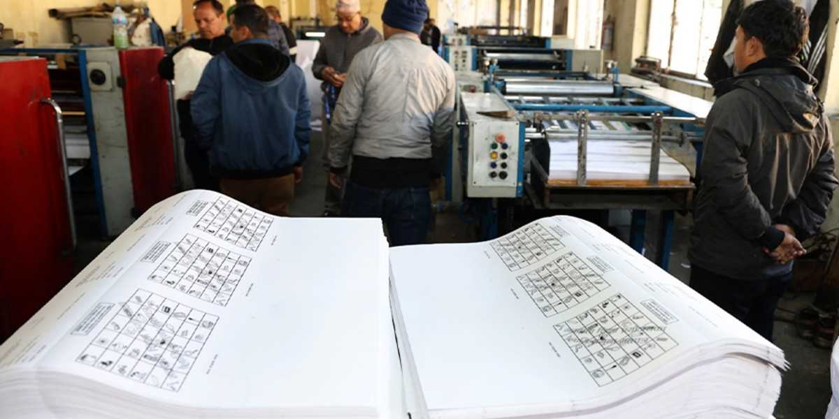 प्रतिनिधिसभा निर्वाचन : एक करोड ५० लाखभन्दा बढी मतपत्र छपाइ